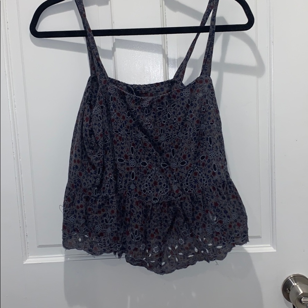 American Eagle Eyelet Tank